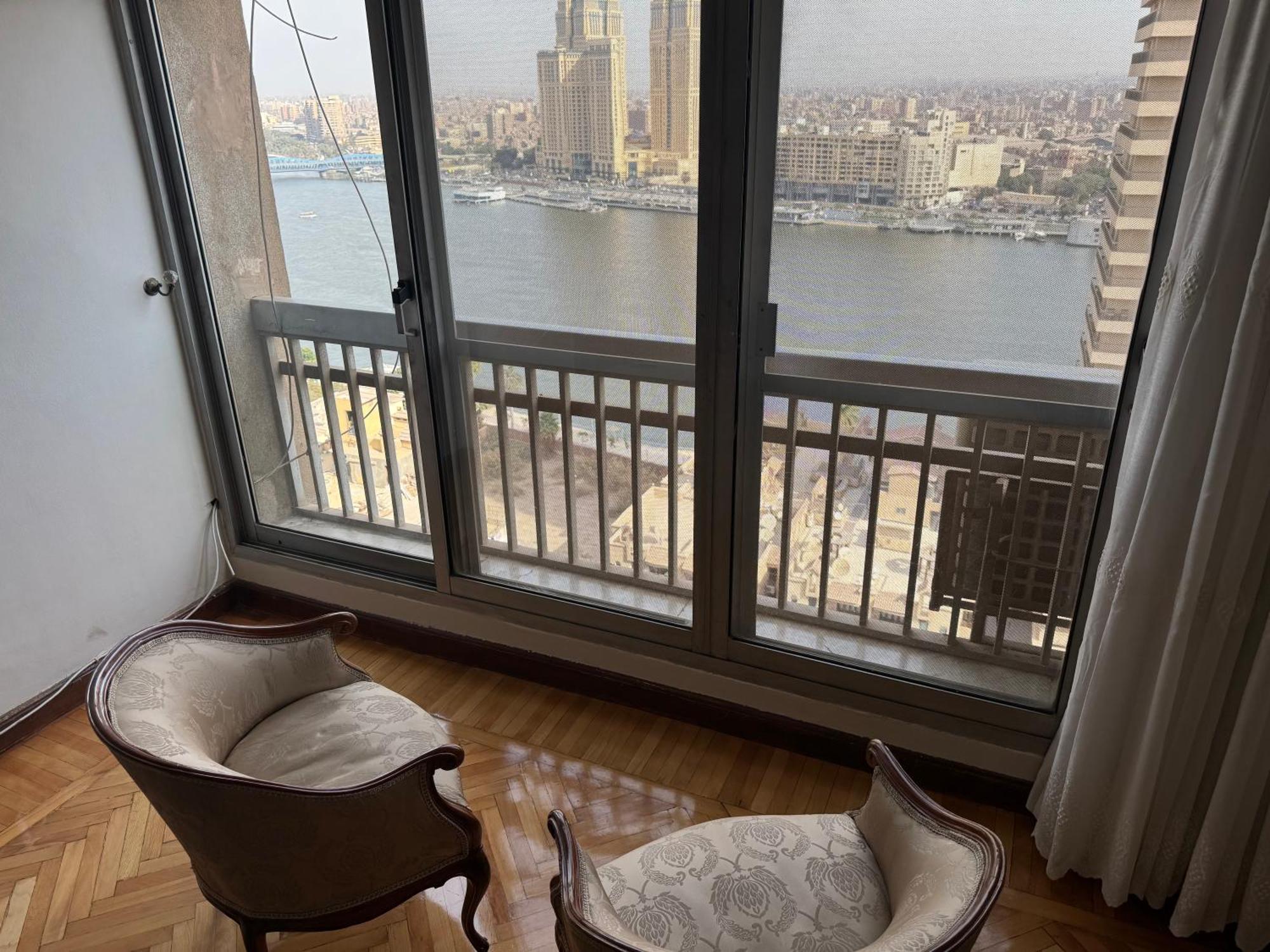 Nile Window Of Apartment Cairo